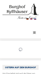 Mobile Screenshot of burghof-kyffhaeuser.de